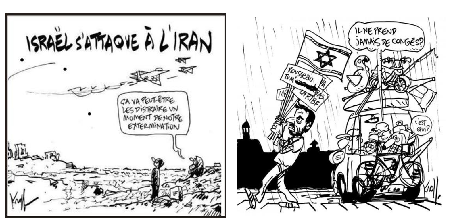 Kroll, 1) Le Soir, 13 juin 2025. Qui a enclenché le cycle de violence le 7 octobre 2023 : Israël ou le Hamas qui semble, par définition toujours innocent 2) le 1er août 2025. A l’évidence en Belgique, s’opposer au Hamas à l’exemple de Bouchez suppose d’être inféodé à Israël. Mais qui est responsable de la palestinisation de la vie politique belge ? Bouchez ou plutôt Rousseau qui veut se refaire une virginité après ses sorties ouvertement racistes, notamment à l’encontre des Roms ? L’antisionisme est aujourd’hui en Belgique pour la gauche en quête de voix musulmanes, une resucée de la politique du moindre mal, une variable d’ajustement.